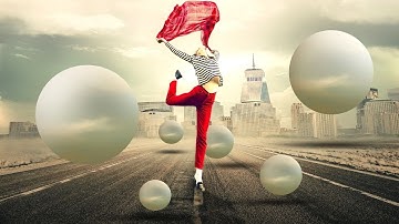 How to Create Bubble Photo Manipulation Design - Photoshop Tutorials // Knowledge share