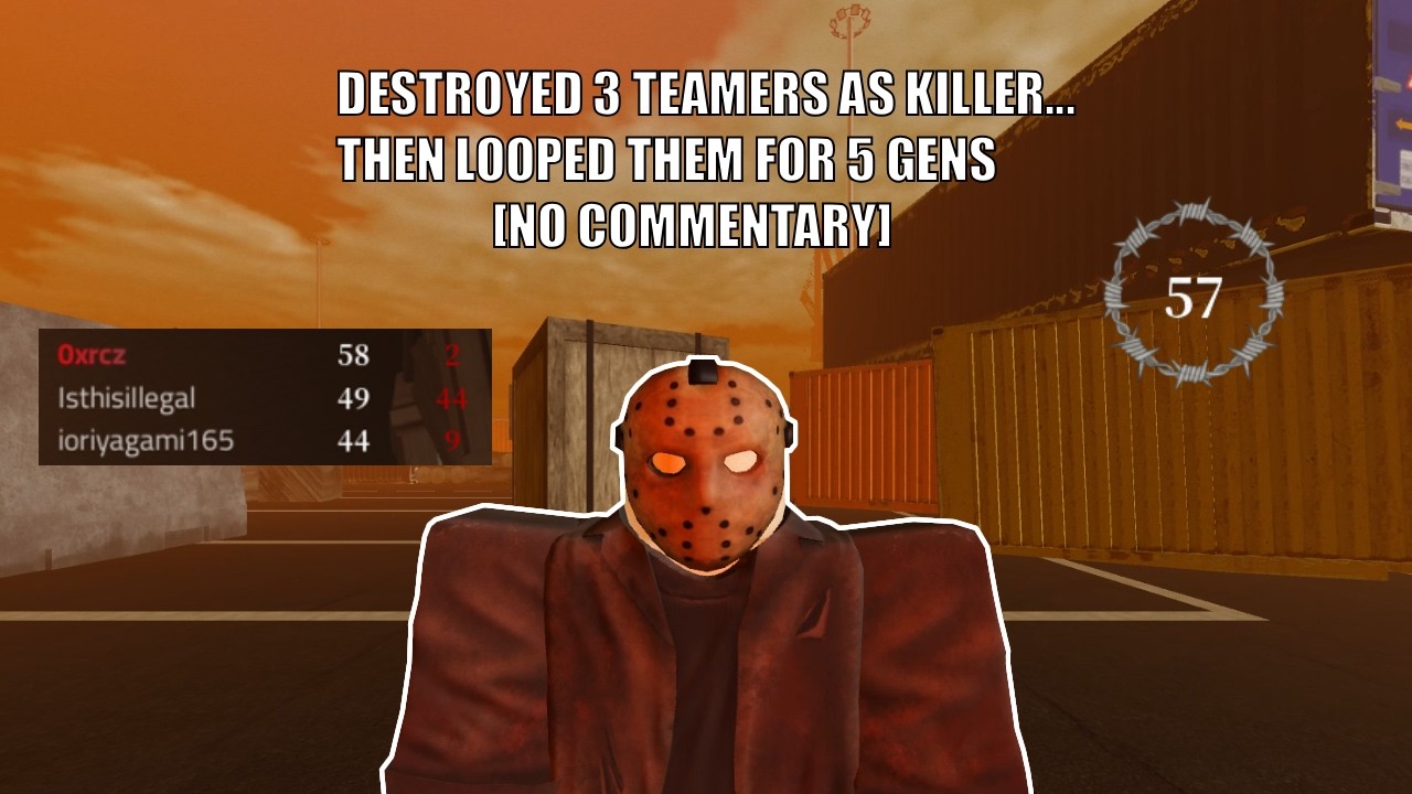 Beating 3 Teamers Then Looping Targeting Killer for 5 Gens [Violence District]