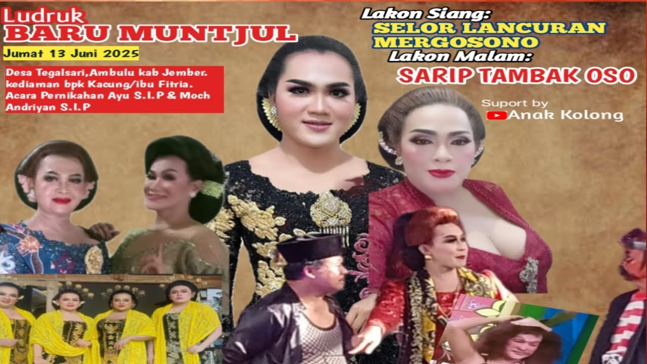 LUDRUK BARU MUNTJUL,LIVE DI DESA TEGALSARI AMBULU JEMBER