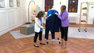 Susan Graver Weekend Marina Knit Blazer on QVC