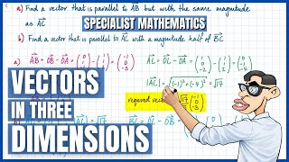Properties of Parallel Vectors – Example Question -  WACE ATAR Specialist Mathematics OT LEE Profile