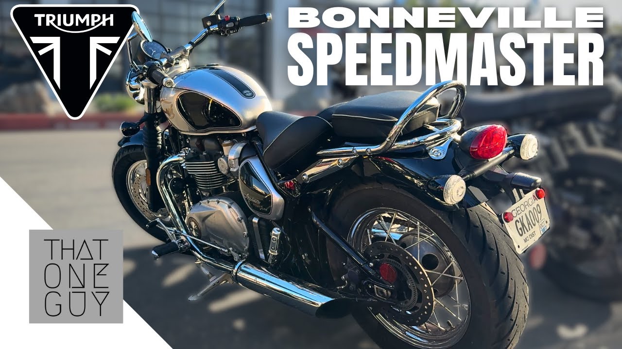 Triumph Bonneville Speedmaster Icon Edition 2025 года | Тест-драйв и обзор