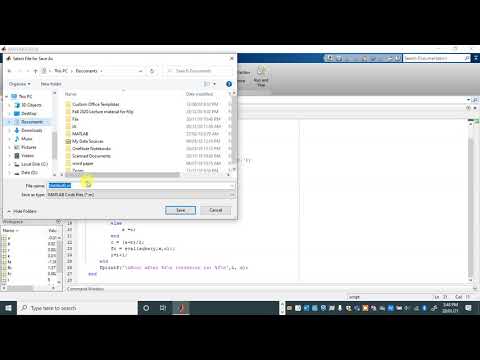 Running program of bisection method