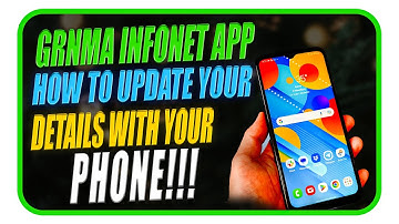 How To Update Your Details On The GRNMA Infonet - KOMBIAN SIMON