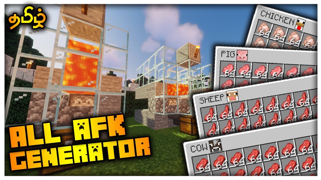 Minecraft Survival World [ AFK FARMS ] | Periya Pugai