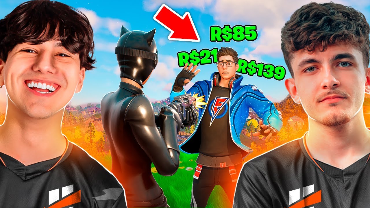 1 DANO = 1 VBUCKS com SUETAM e 916GON!