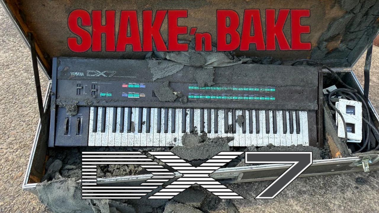 A crispy Yamaha DX7 rescue, repair, and restoration