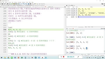 AI機器學習基礎 – Python初階認證解題實務 Chapter 6 串列 6 1 一維串列 list 的運作04