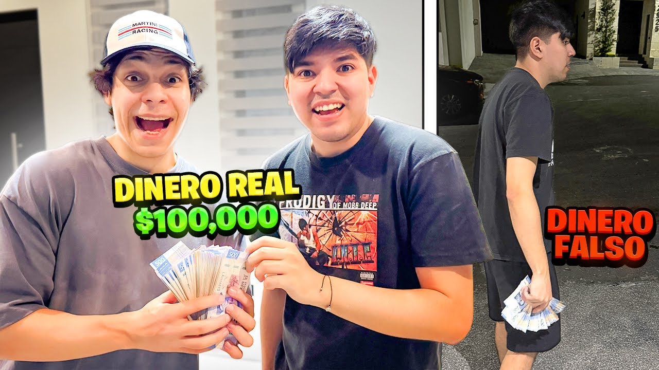 LE REGALÉ $100,000 PESOS FALSOS A MI EDITOR Y PENSÓ QUE ERAN REALES - Yair17