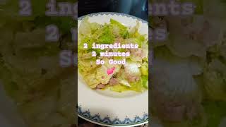 2 Ingredient Salad 🥗 | Easy Tuna Salad in Seconds!