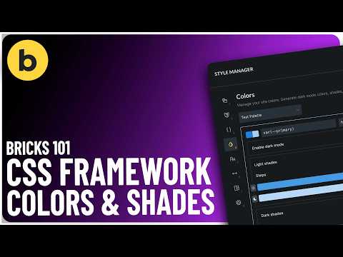 Bricks Builder 2.2 New Colour Framework – Full Guide To Custom Palettes!