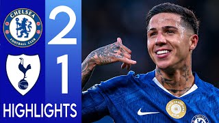 Chelsea vs Tottenham 2-0 Highlights & Enzo Fernández & Andrey santos Goals | Premier League