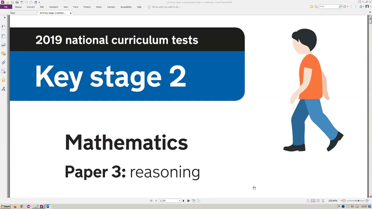 KeyStage 2 Mathematics Reasoning 2019 Paper 3 - complete walkthrough