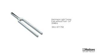 Hartmann Light Tuning Fork without Foot C4 2048hz 871750
