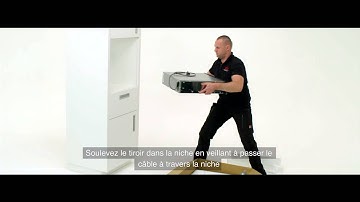 AEG Tiroir chauffant installation en colonne