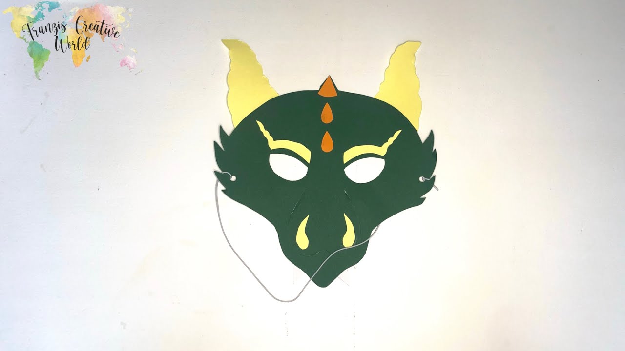 Monster Maske für Halloween How to make monster face mask YouTube