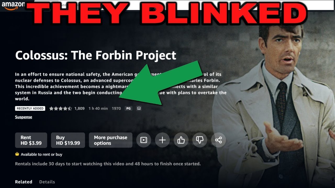 Научно-фантастический фильм ASI «КОЛОСС: Проект Форбина» — лучший фильм об искусственном суперинт...