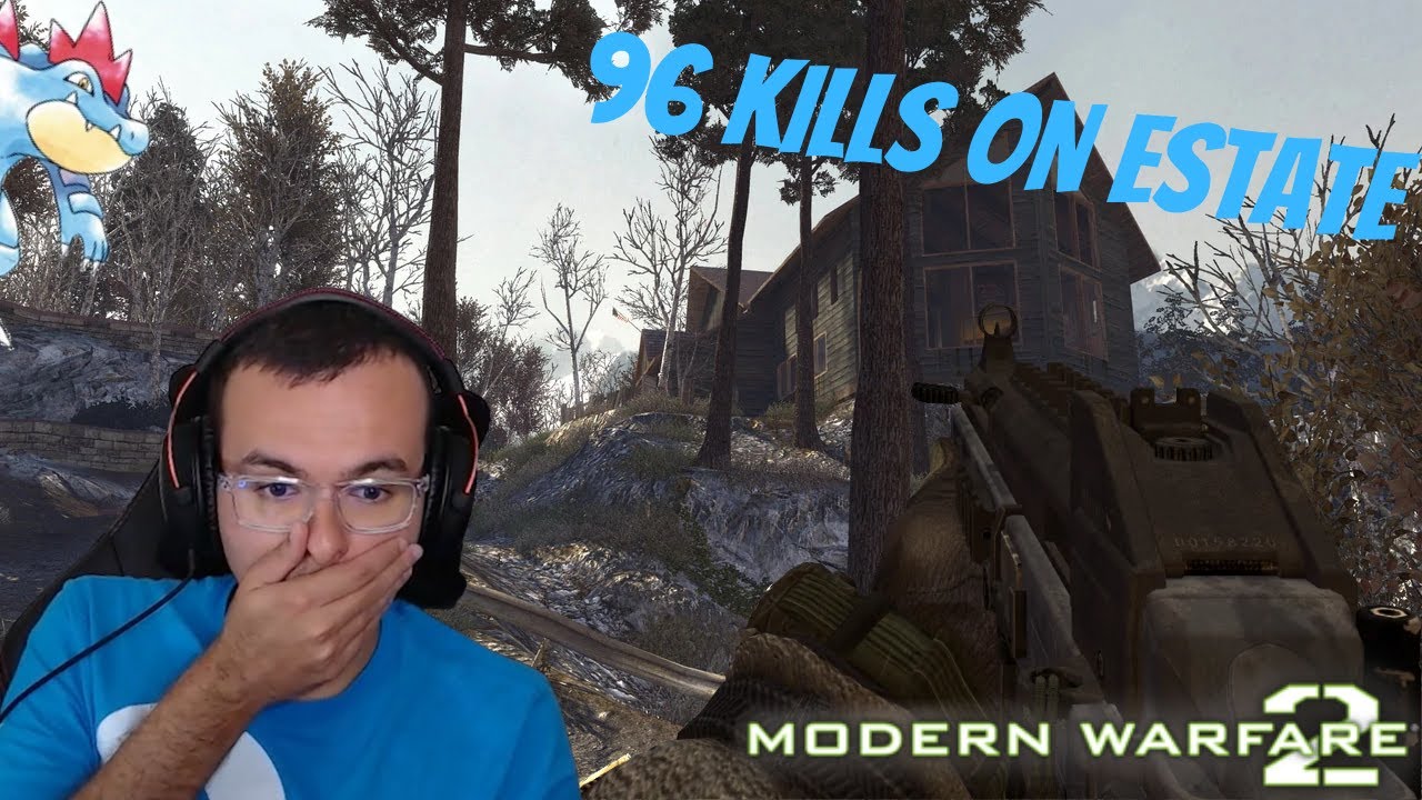 Almost hundoing the worst map in MW2 l BigBodyHarris l (96 kills on Estate)