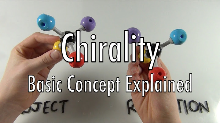 Chirality|Basic Concept Explained