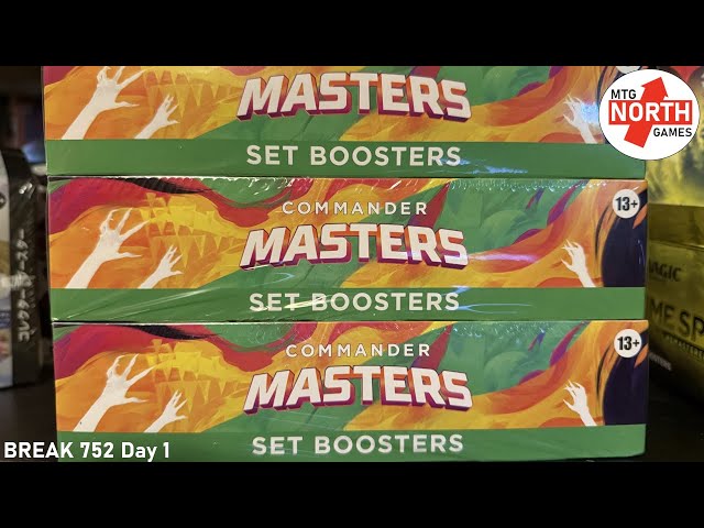 Opening The Best Masters Set: 3 Commander Masters Set Boxes Priced