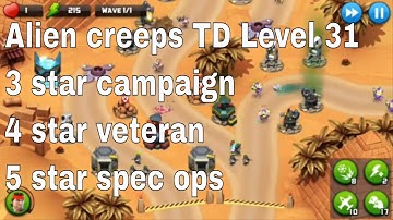 Alien Creeps TD Level 31 Without Any Extra Hero