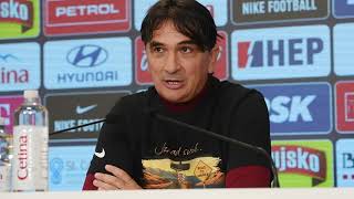 Zlatko Dalić Na Konferenciji Za Medije Nakon Utakmice Hrvatska - Farski Otoci