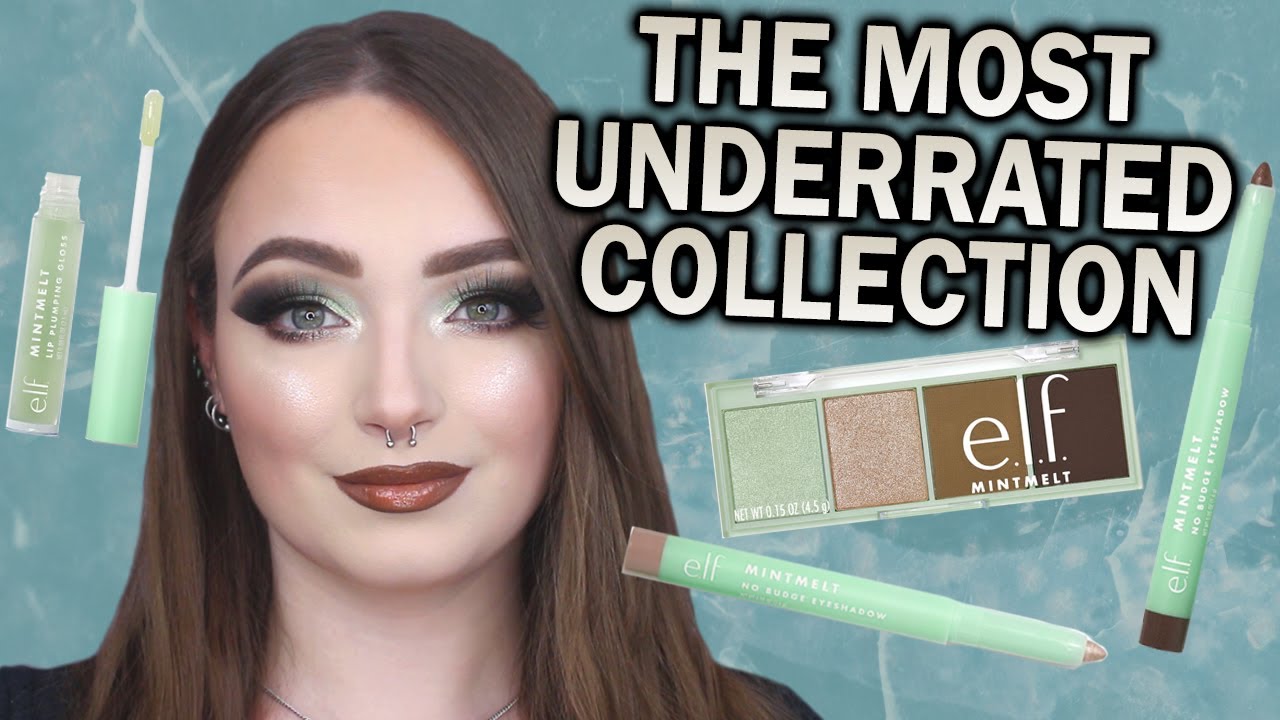 This Collection Needs More Hype!! ELF COSMETICS MINT MELT COLLECTION REVIEW AND TUTORIAL