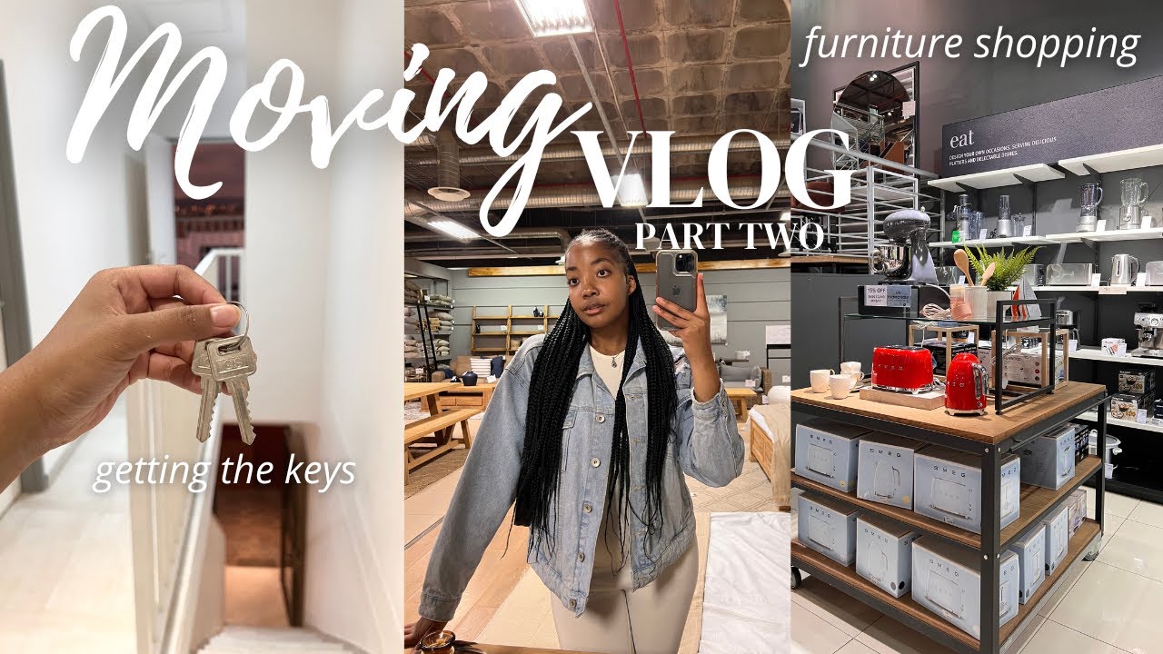 MOVING VLOG #2: getting the keys + furniture shopping