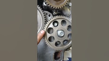 engine timing setting Mitsubishi diesel engine four cylinder #isuzumechanic #automobile