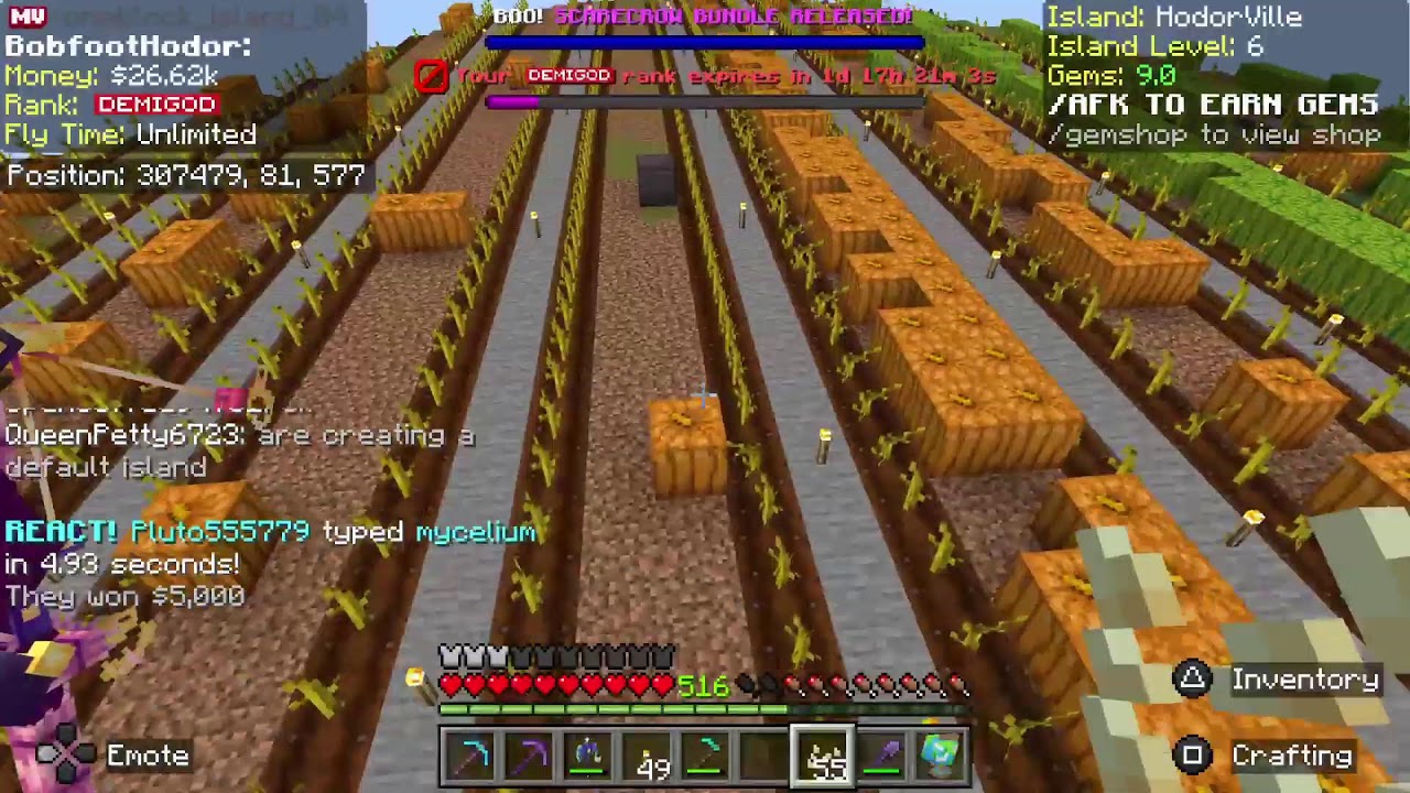 Working on Pumpkin Island!