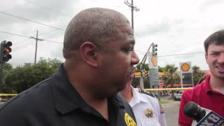 NOPD Chief Michael Harrison talks about the NOPD shooting