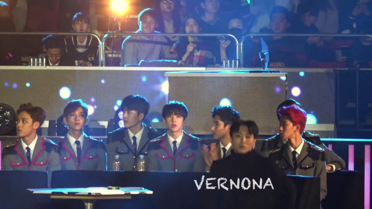 20161226 Gayo Dajeon SEVENTEEN Reaction to SHINee 