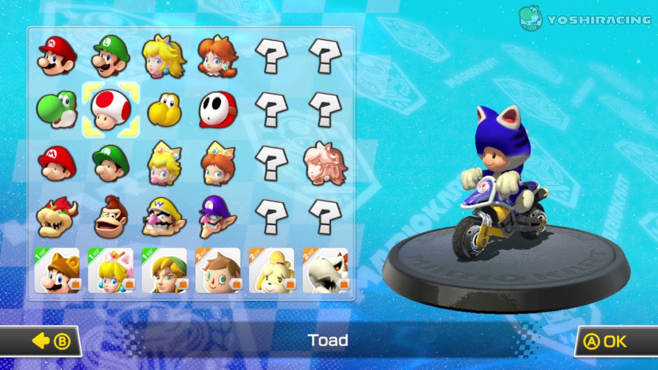 Cat Toad in Mario Kart 8 Deluxe 🐱