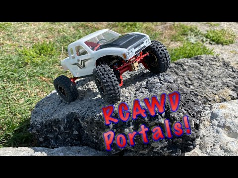 RCAWD Scx24 Portals! Best portal option at $108 a set? Comparison and running