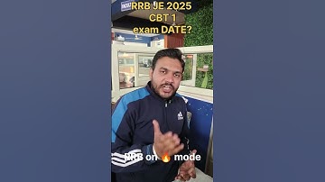 RRB on Fire Mode 🔥 RRB JE CBT 1 Exam Date Prediction & ALP Status Update