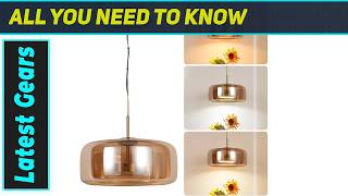 Modern Glass LED Pendant Light: Amazing Smart Ambiance Upgrade