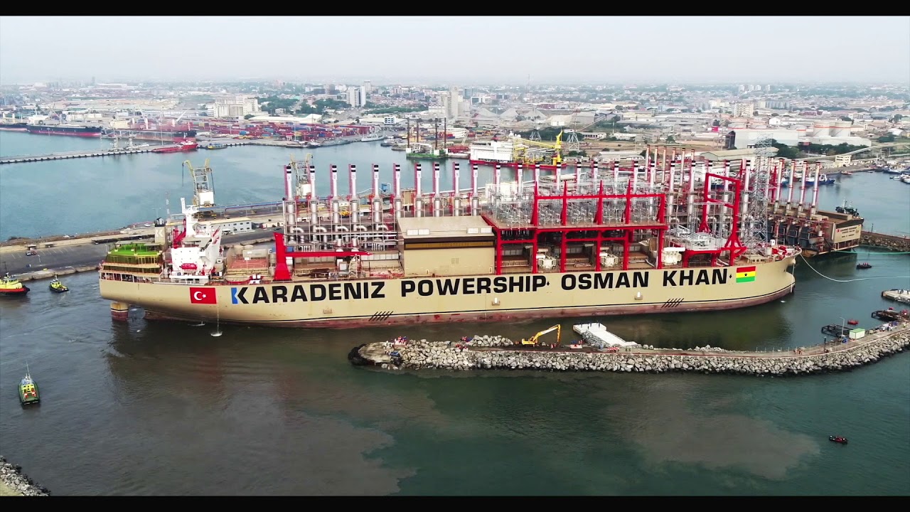 Karadeniz Powership Osman Khan Arrival | Tema, Ghana