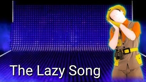 just dance 4-the lazy song (fanmade mash-up)