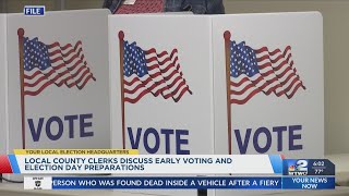 Local county clerks discuss early voting and Election Day preparations