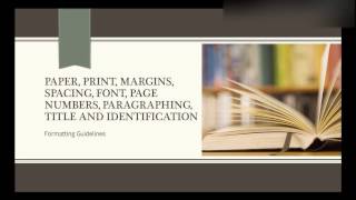 Essay Format Guidelines