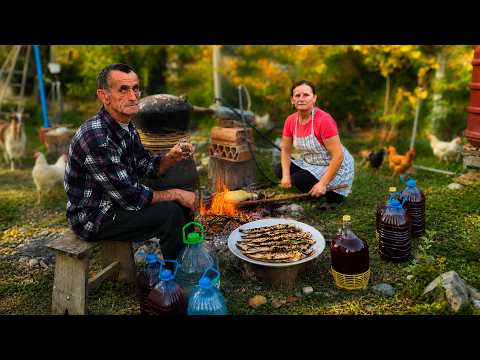 Fresh Fish Roasted Over an Open Fire the Village Way 🏡🐟🔥