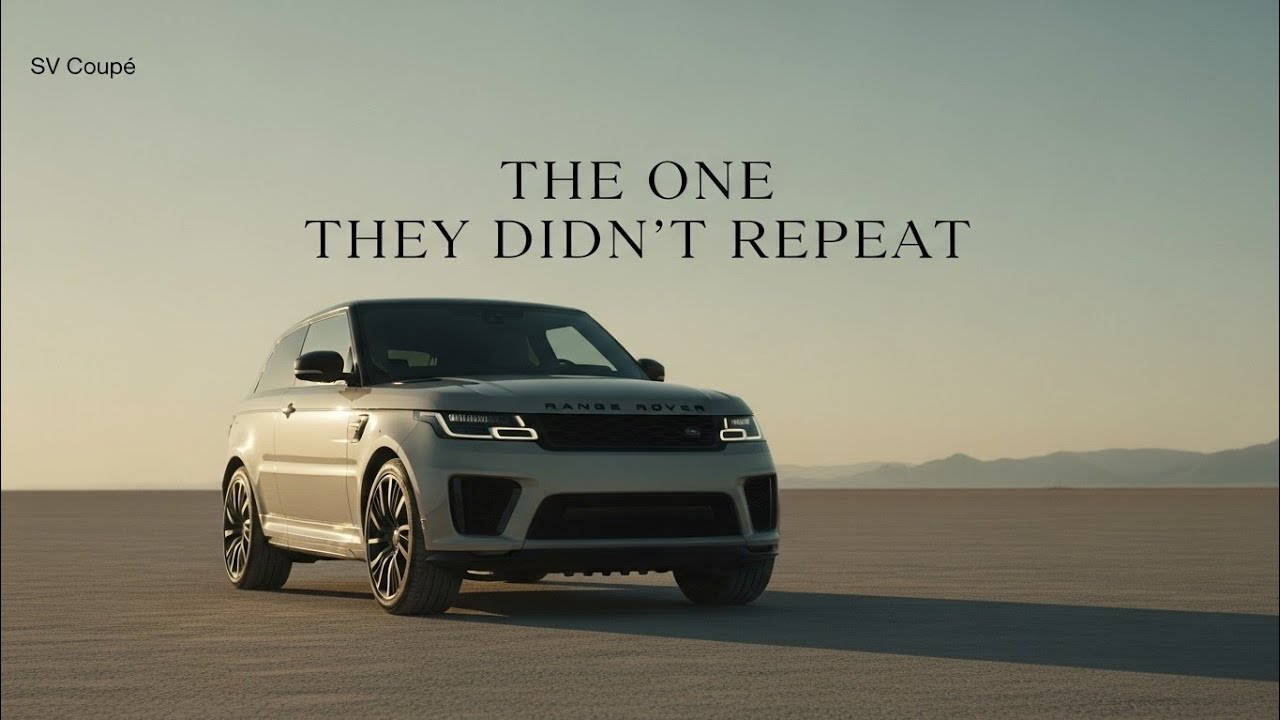Why the Range Rover SV Coupé Was Never Meant for Everyone | Deluxe Drive 