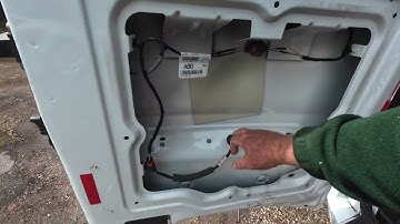 Fitting a Numberplate reversing camera to a Ford Transit Custom