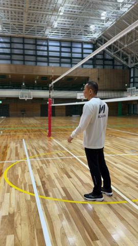 東福岡の名将藤元監督に「セッターやってください」と無茶振りしてみたら上手すぎた、、、