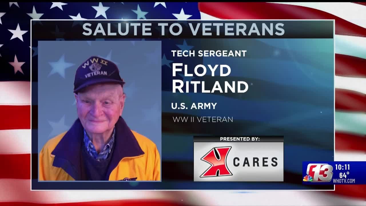 Floyd Ritland Salute to Veterans: Floyd Ritland - YouTube