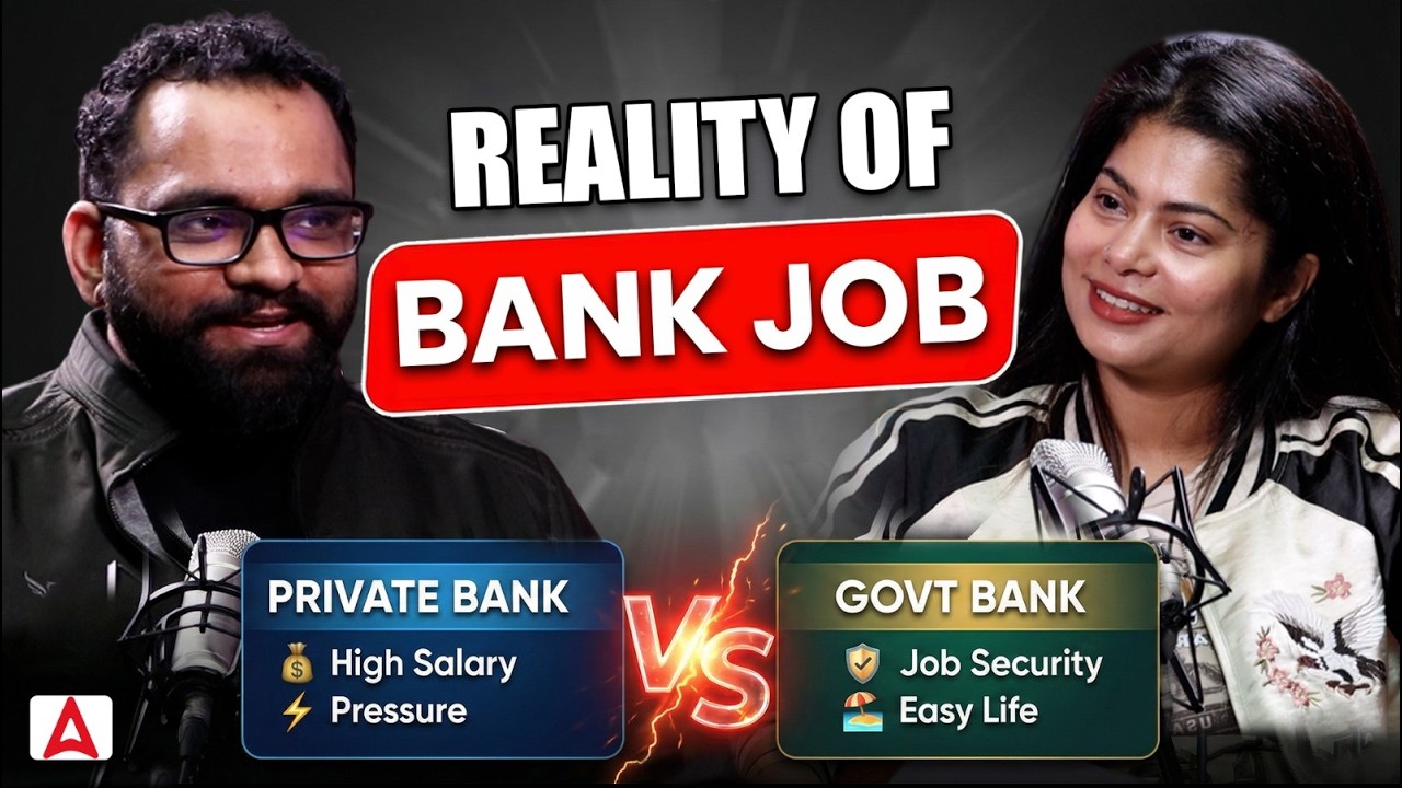 Bank Job Reality Check in India | Private vs Government | Salary, Stress & Stability | By Ashish Sir
