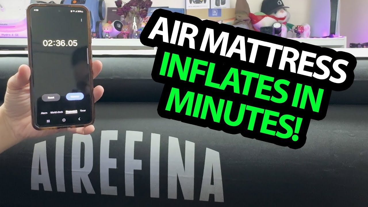 Inflate a Bed in Just 3 Minutes! - Airefina King Air Mattress