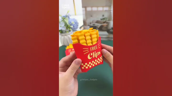 Fries Shape Clips For Snacks to Cover the remain and for multipurpose use #onlineshopping #product