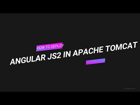 How To Deploy Angular 2 In Apache Tomcat Server?