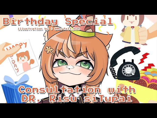 【hololiveID】Online Constultation with DR. Risu siTupai !! (Birthday Call Special Event)【Ayunda Risu】のサムネイル